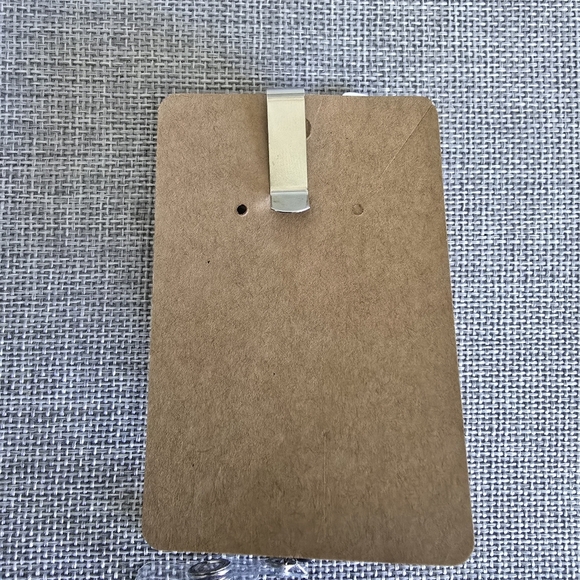 Beach Bum Summer Stripe Polka Dot Beaded Retractable Name Badge ID Reel Holder - Picture 2 of 2